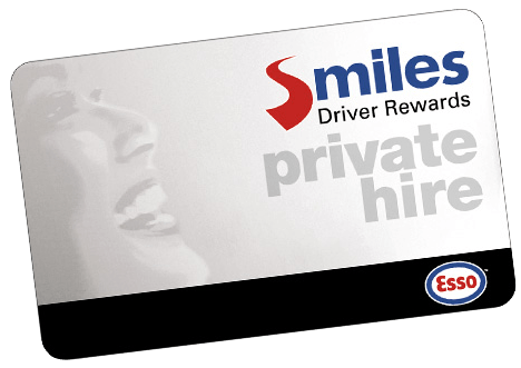 Esso Smiles Private Hire Card