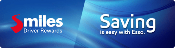 Credit card savings and Bonus Esso Smiles points