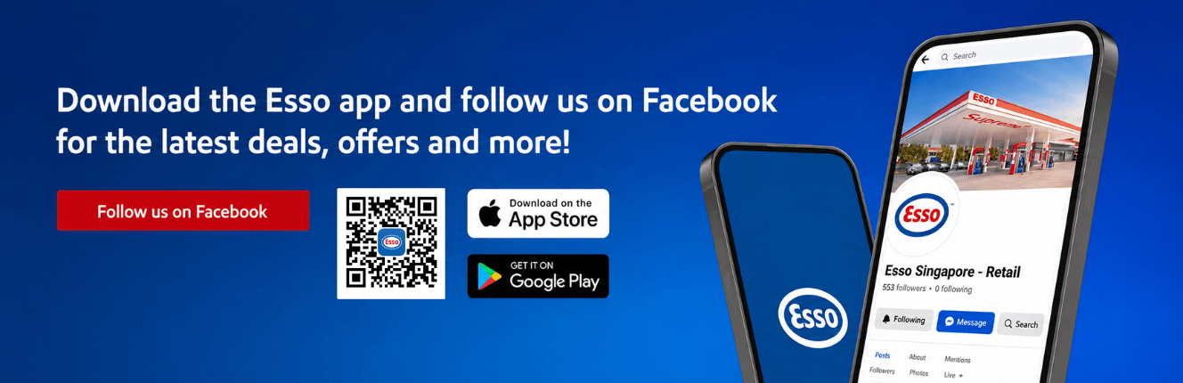Esso promotion banner