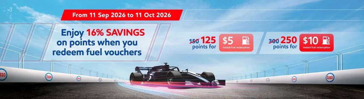 Go further with Esso Synergy fuels this F1 season